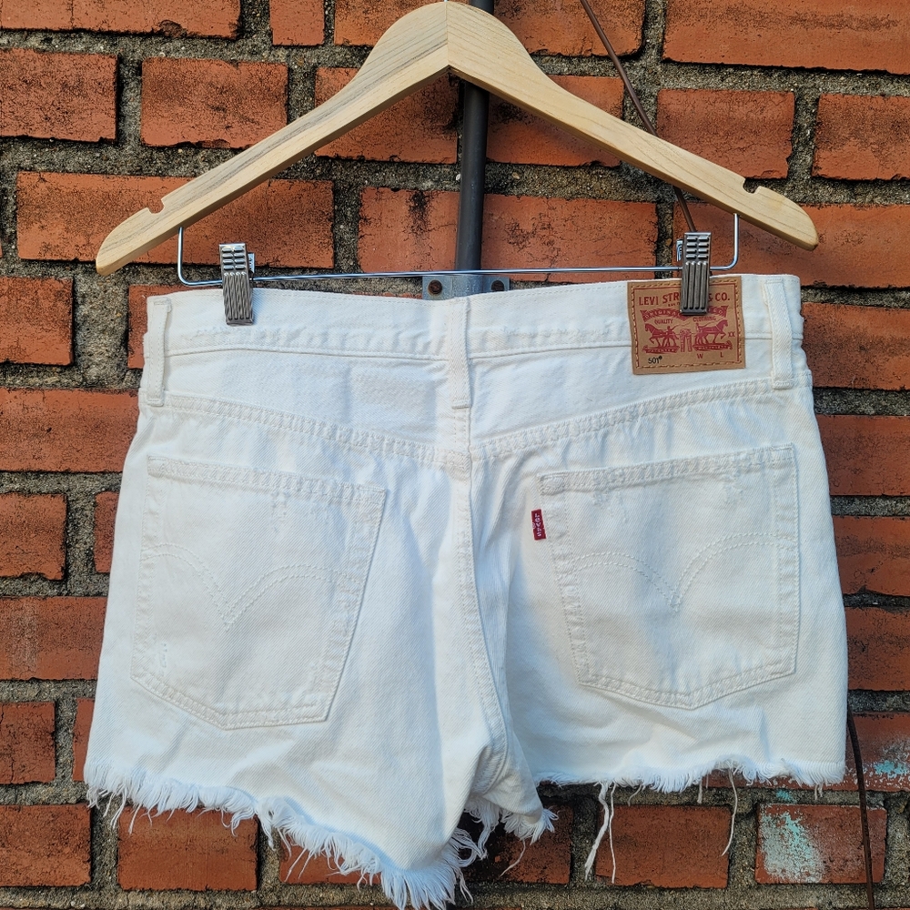 Levi's 501 Original Shorts - White